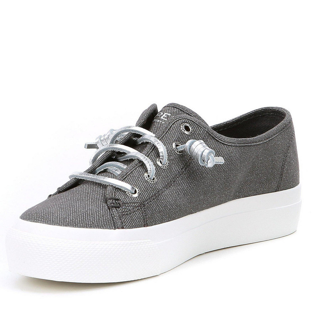 SPERRY Top Sider Metallic Platform Sneakers Shoes